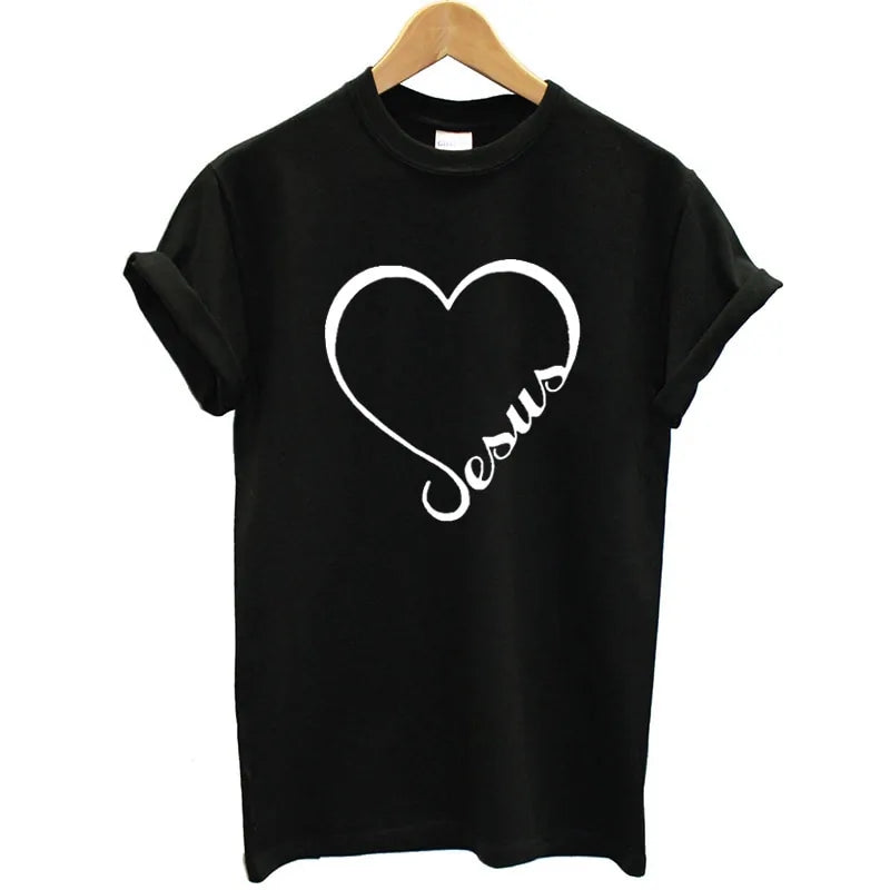 Love Heart Jesus Faith T-Shirt