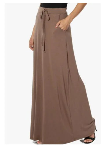 Full Size Soft Maxi Skirt